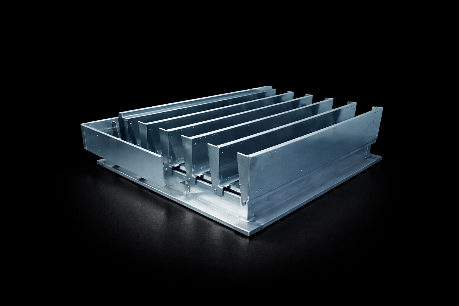 Ventec AOV LAM high-performance smoke exhaust roof louvre