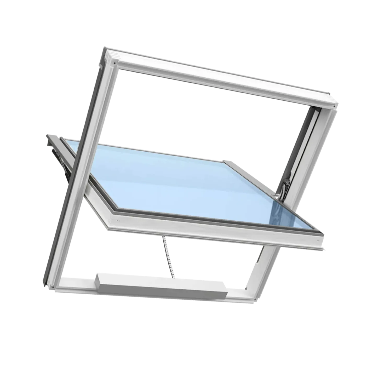 AOV window with actuator