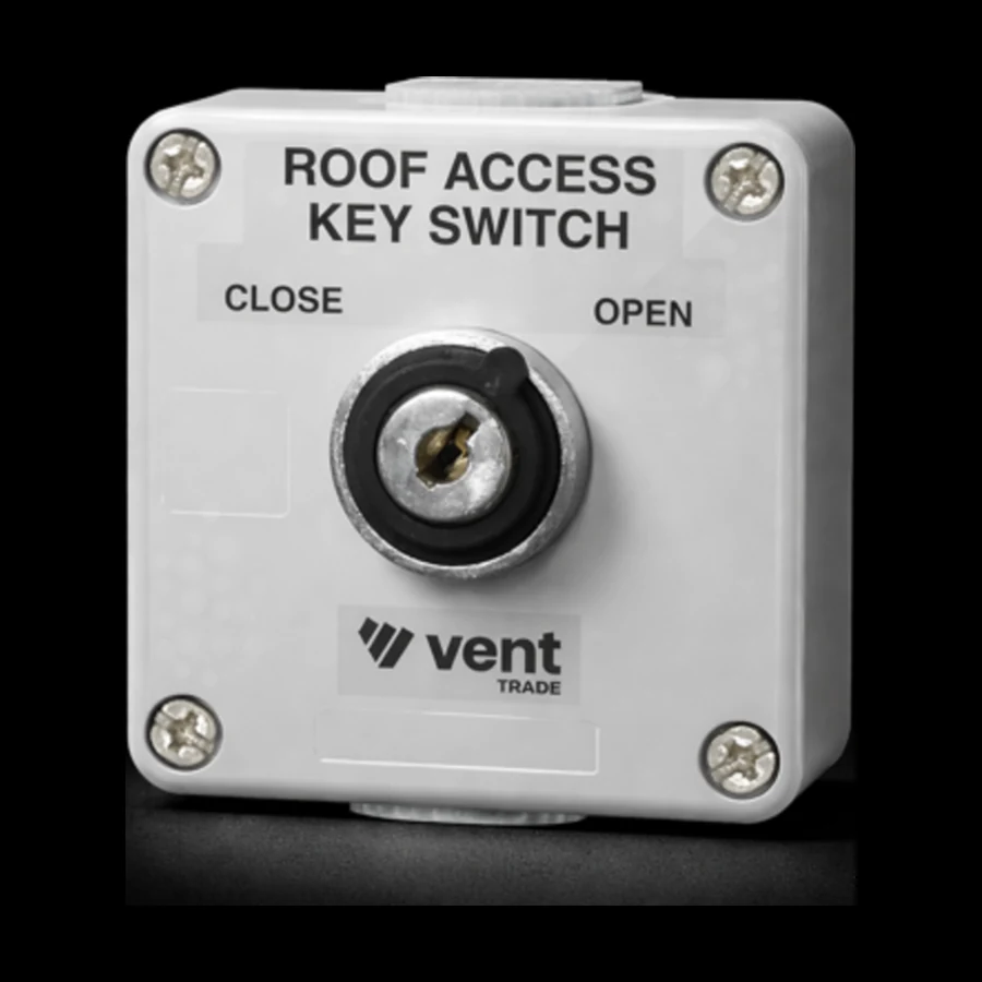 Ventec RKS key-operated wall switch for manual roof vent and window actuator control