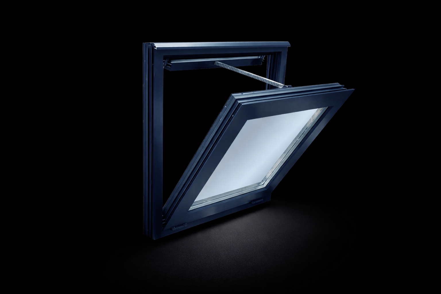Ventec ELITE facade AOV window for smoke ventilation