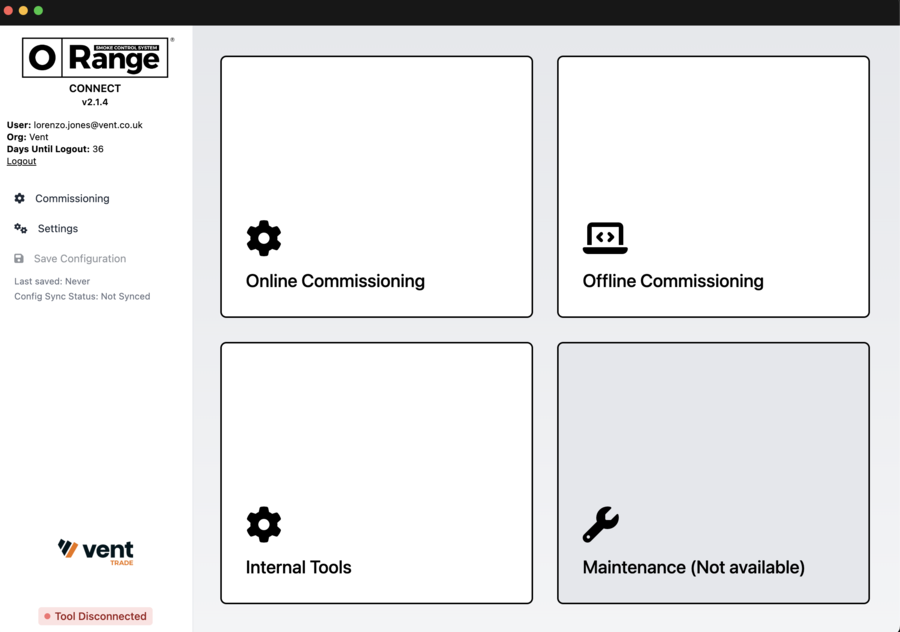 O Range Connect Software
