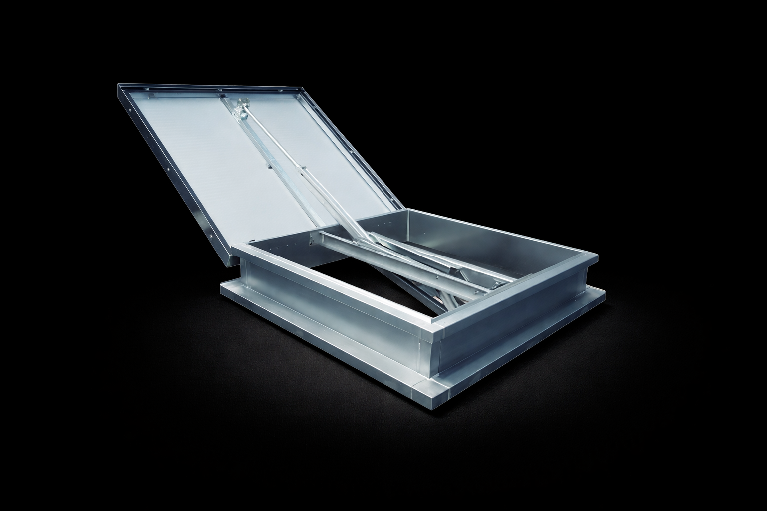 Ventec AOV OSTRO natural smoke ventilator for flat and pitched roofs